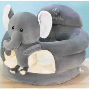 arghav elephant sitting sofa/baby sitting sofa/kids sitting sofa/soft toys 45 cm (grey)